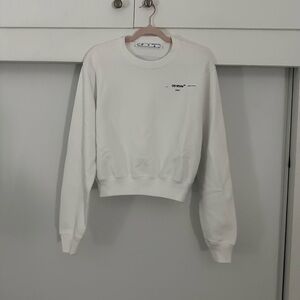 Off-White white Crew Neck Sweater